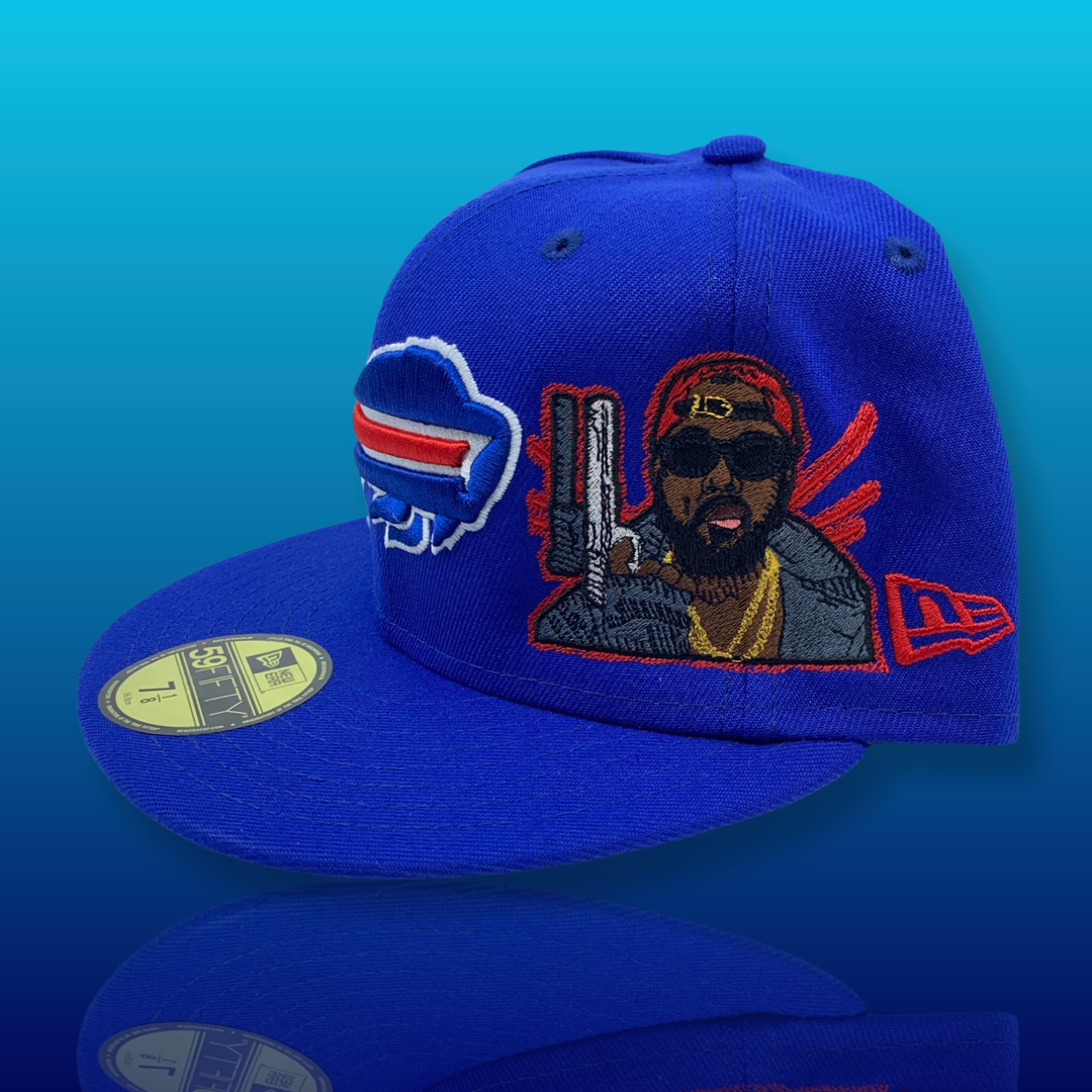 Buffalo Bills x 'Griselda' Custom Fitted Cap In Royal Blue Limited REA –  The Vintage NYC