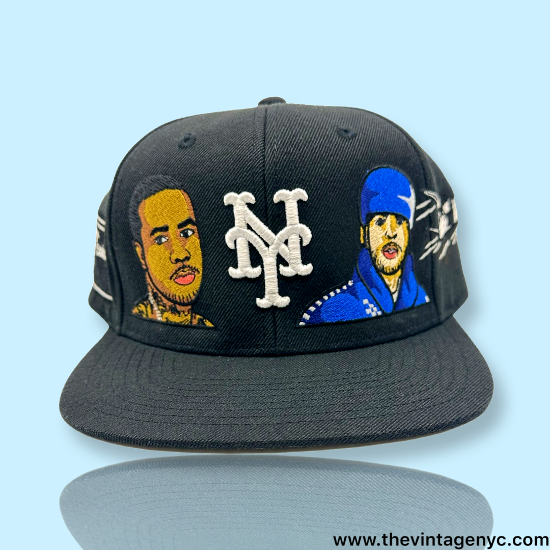 Custom sales mets hat