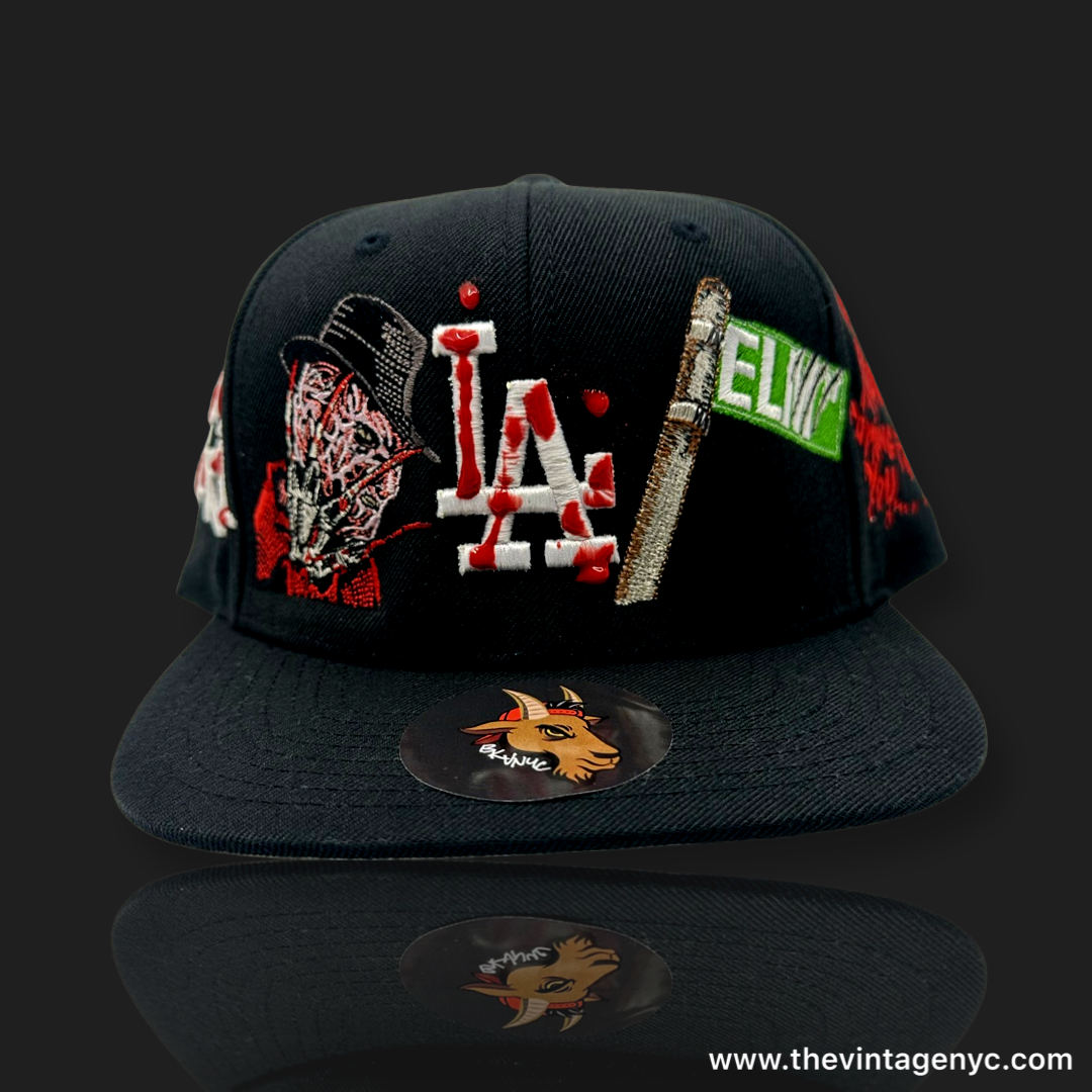 Los Angeles Dodgers x Nightmare On Elm Street Custom Snapback