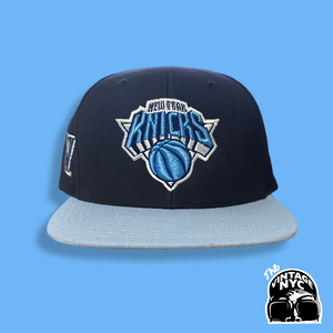 Navy/Sky Blue New York Knicks Villanova Snapback Hat