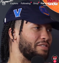 Black Knicks Jalen Brunson Villanova Dad Cap Hat