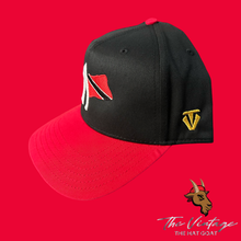 Black/Red Yankee x Trinidad Flag Snapback Hat
