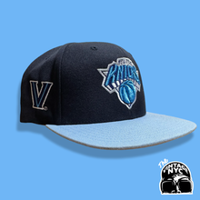 Navy/Sky Blue New York Knicks Villanova Snapback Hat