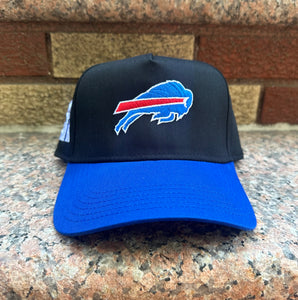 Blk/Blue Bills M@fia Snapback Hat