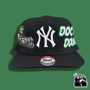 Black Doom Snapback Hat