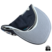 Navy Wavy Fitted