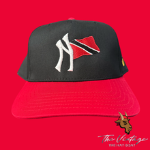 Black/Red Yankee x Trinidad Flag Snapback Hat