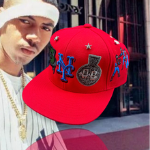 Red QB Snapback Hat