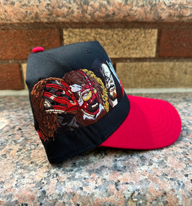 Black/Red Attitude RAW V2 Snapback Or Dad Cap