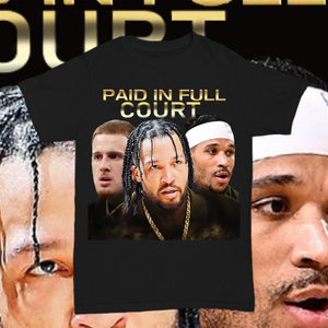 Black Knicks Paid In Full Court Tee