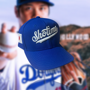 Royal Blue Shotime Shohei Ohtano Fitted Cap True To Size