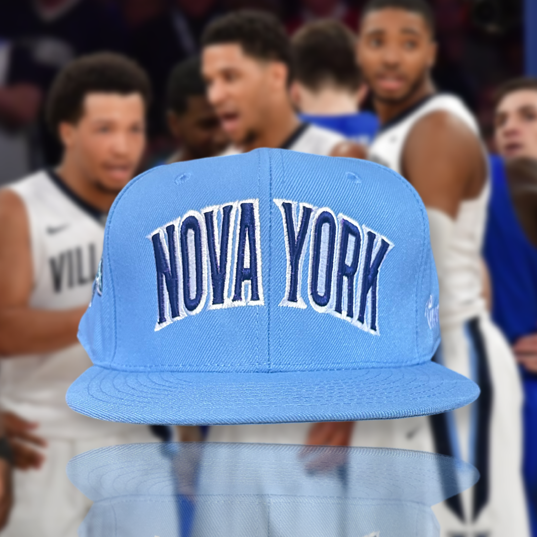 Sky Blue Nova York Fitted Cap True To Size