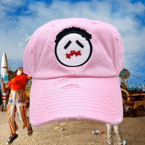 Pink Cactus Jack Logo Dad Cap Hat