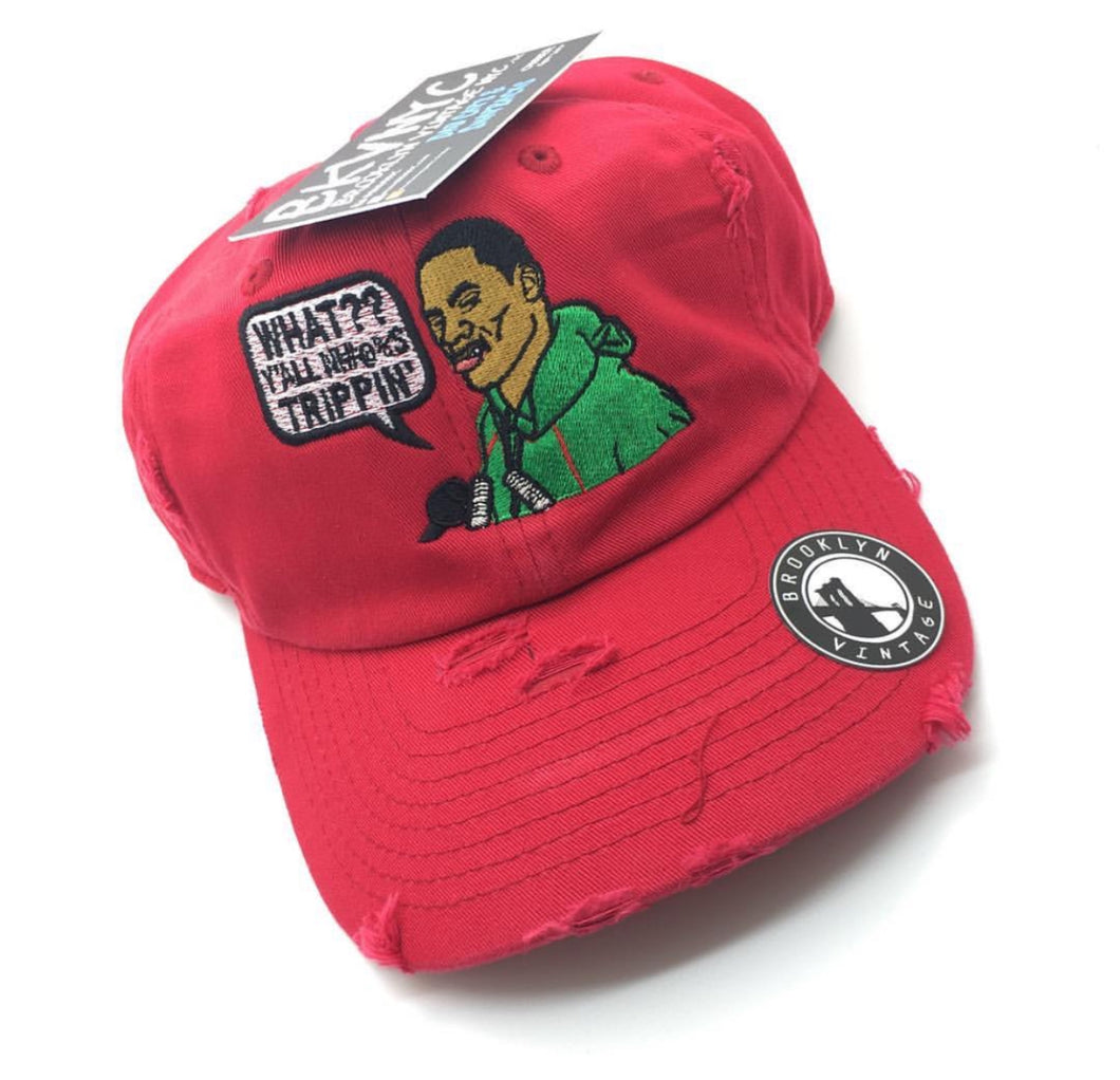 Red Yall Trippin Dad Cap