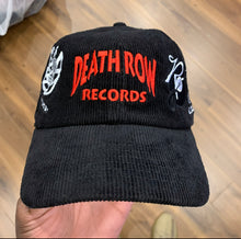Black Corduroy Legendary Labels Dad Cap Hat
