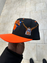Blk/Orange NY 90s Knicks Snapback Hat