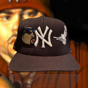 Black NY Yankee x "Big Pun" Snapback Custom Hat