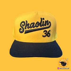 Gold/Black Shaolin 36 Snapback Hat