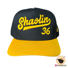 Black/Gold Shaolin 36 Snapback Hat
