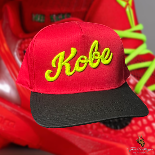 Red/Black Kobe Reverse Grinch Snapback Hat
