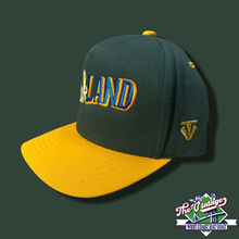 Green/Yellow Oakland Mashup Snapback Hat