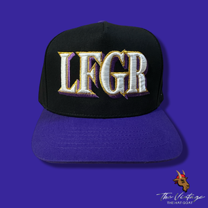 Black/Purple LFGR Ravens Snapback Hat