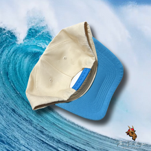 Cream/Aqua "The Wave" Snapback Hat