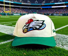 White/Green Philly Mashup Snapback Hat