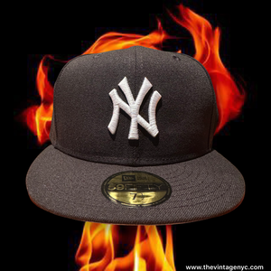 New York Yankee x "Good Vs. Evil" Custom Fitted In Black
