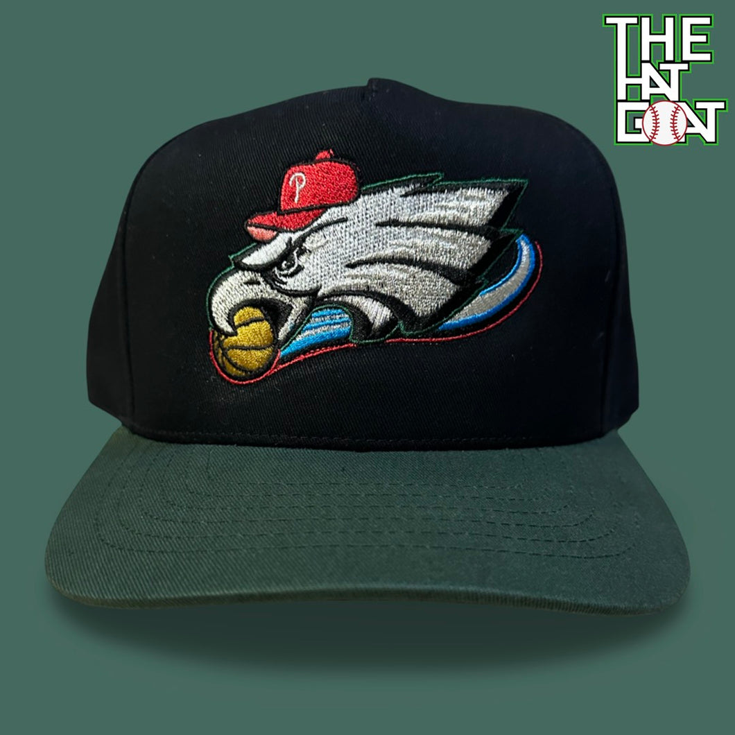 Black/Green Philly Mashup Snapback Hat