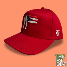 Red Yankee x Puerto Rico Flag Snapback Hat