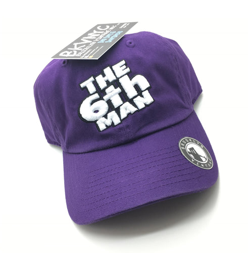 Purple The 6th Man Dad Cap