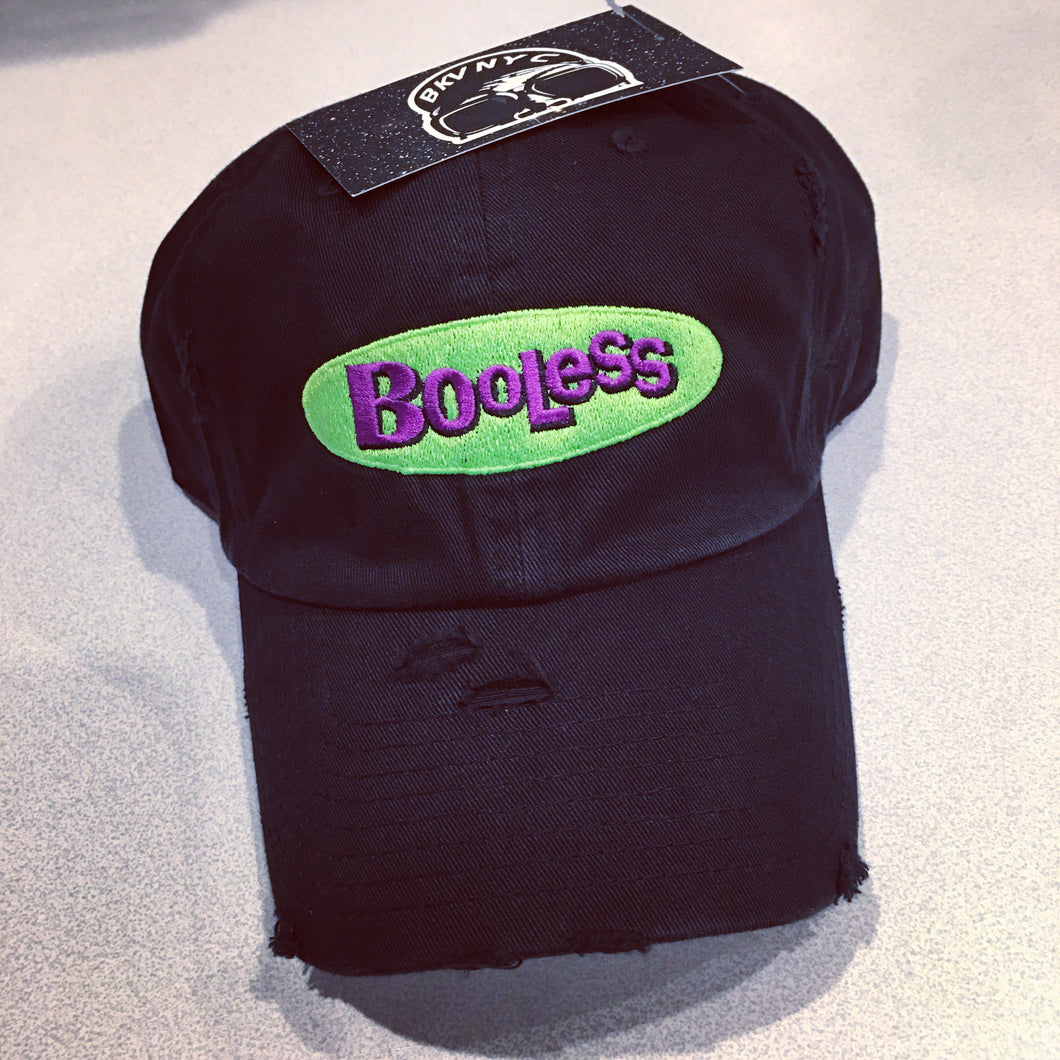 Black Booless Dad Cap Hat