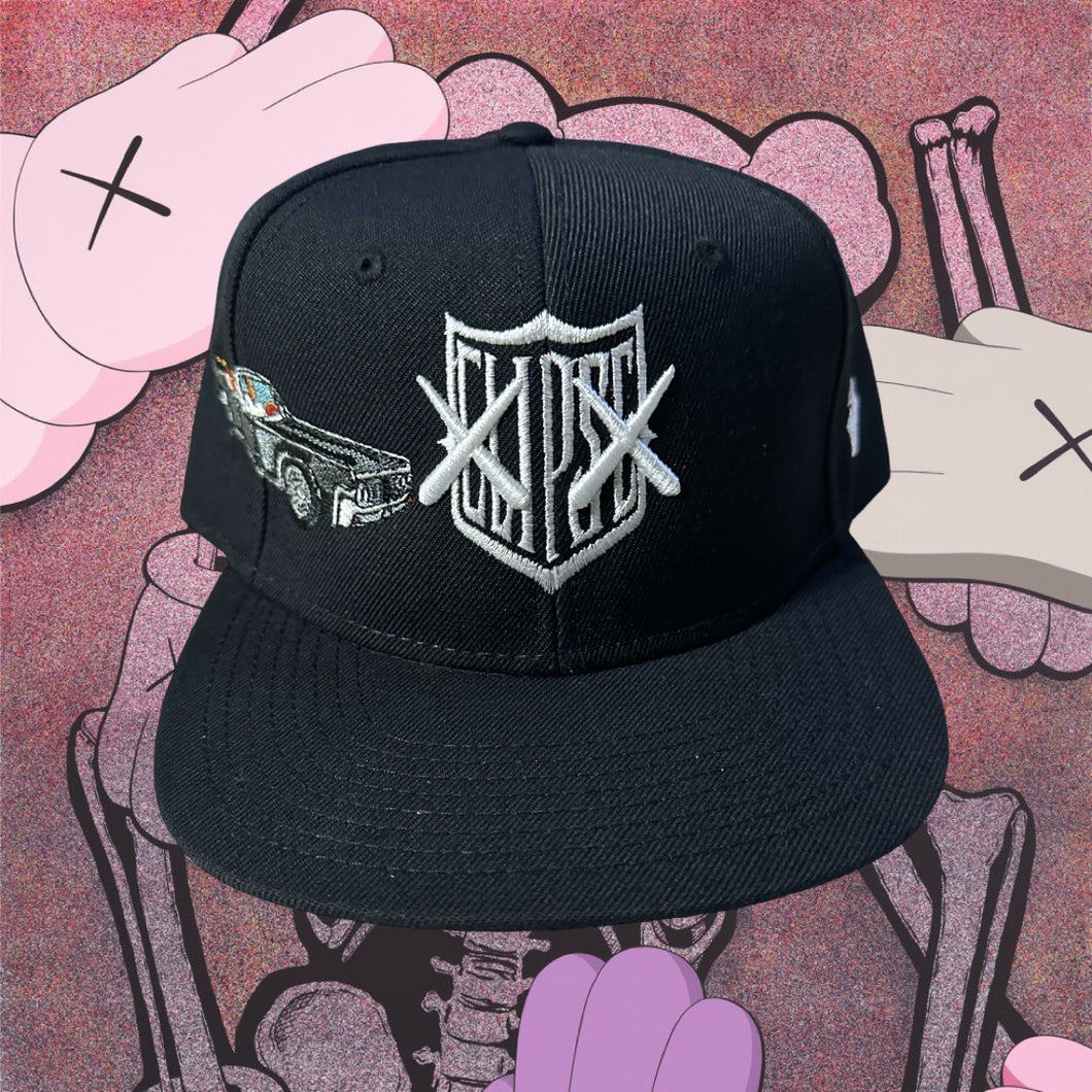 Black Clipse Kaws Snapback Hat