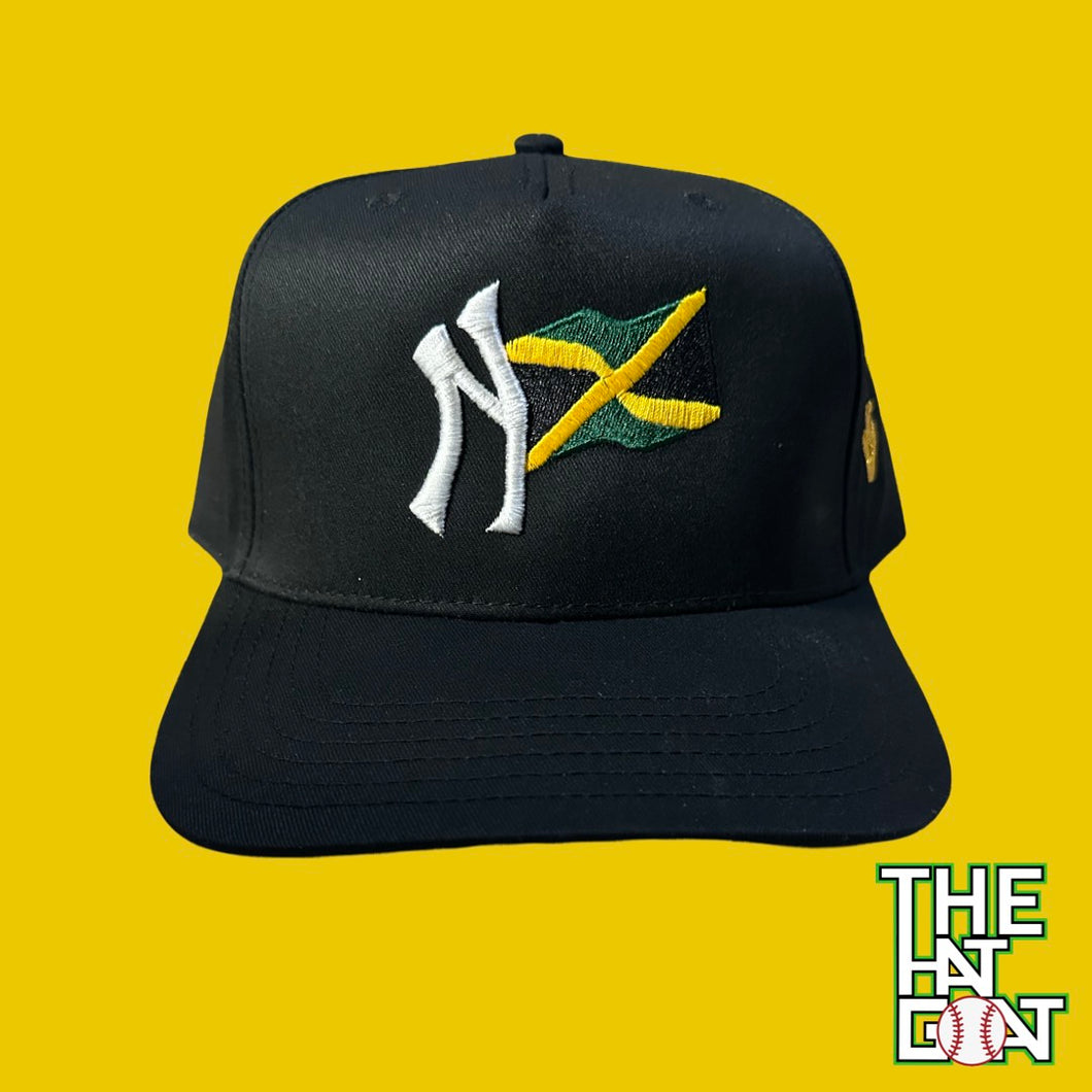 Black Yankee x Jamaica Flag Snapback Hat