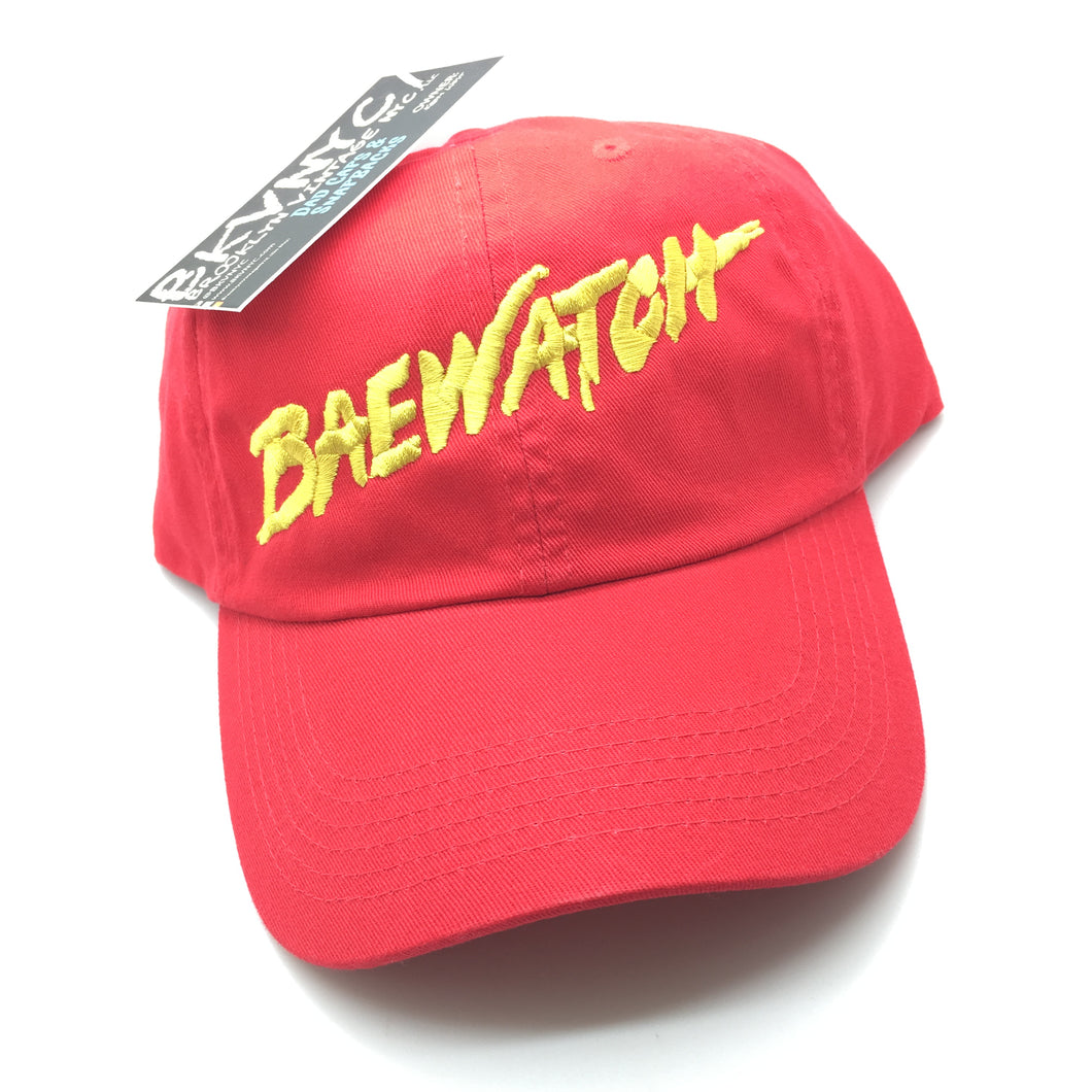 Red Baewatch Dad Cap Hat