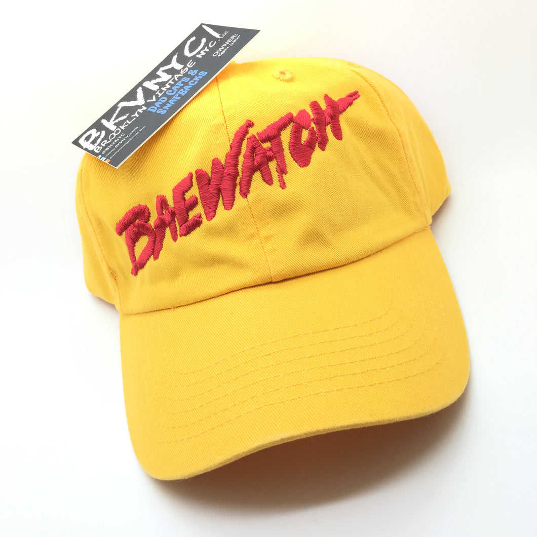 Yellow Baewatch Dad Cap Hat