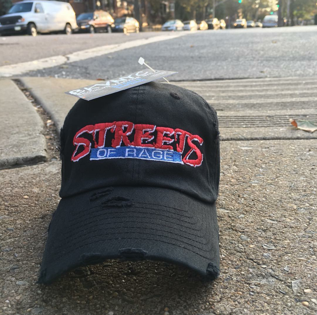 Black Streets Of Rage Dad Cap Hat