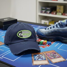 Navy Distressed Vintage Dad Cap To Match Yu Gi Oh AirMax 95