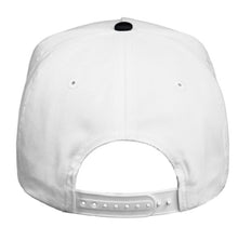White/Black A-Frame Flight Club Snapback Hat For Jordan 4 4s