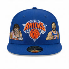 Royal Blue Knicks In 4 Custom Fitted Cap