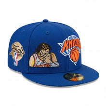 Royal Blue Knicks In 4 Custom Fitted Cap