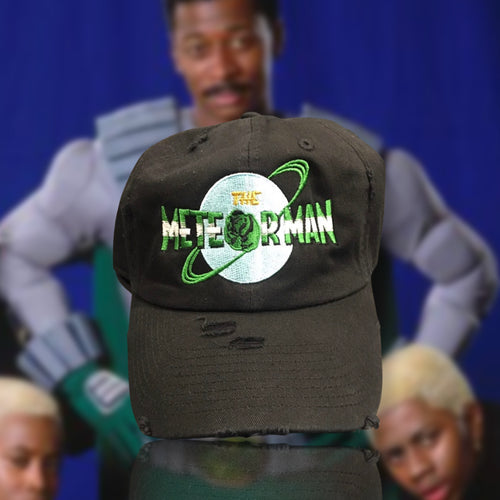 Black MeteorMan Dad Cap Hat