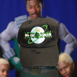 Black MeteorMan Dad Cap Hat