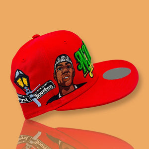 Nola x The Real N.O. Snapback Hat In Red
