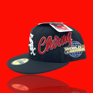 Chicago White Sox x The Real Chi Custom Fitted Cap In Black