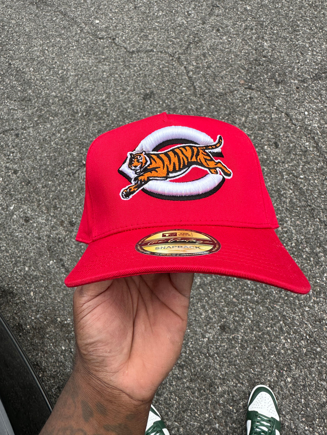 Red Cincinatti Rengals Snapback Hat