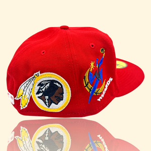Washington Nationals x The Real DC Custom Fitted Cap In Red True To Size