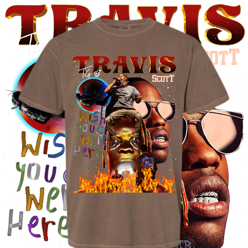 Brown Travis Scott Tee