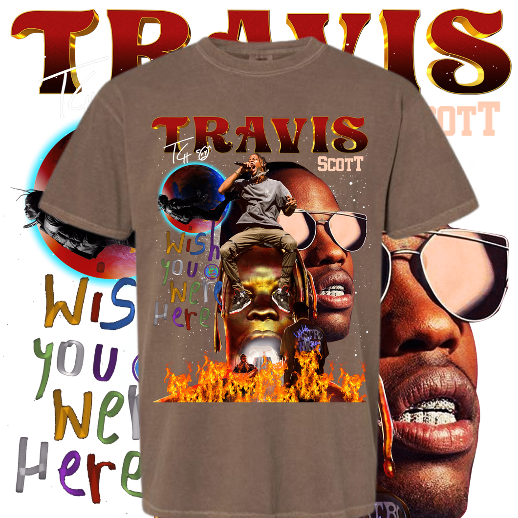 Brown Travis Scott Tee